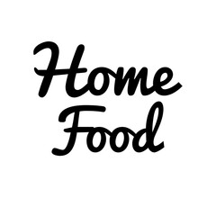 Obraz premium ''Home made food'' sign