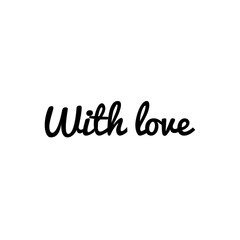 ''With love'' illustration