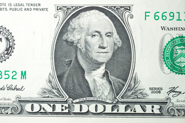 アメリカ 1ドル札 - ジョージ・ワシントン - obrazy, fototapety, plakaty