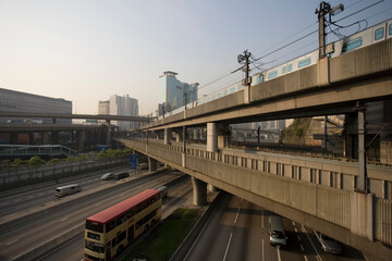 Rush Hour Traffic, Hong Kong, China