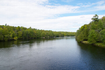 A river on a fall day