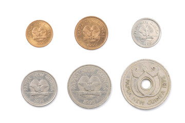 パプアニューギニアの硬貨