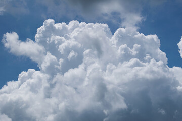 Naklejka na ściany i meble skyscape of clouds on the sky in the rainday 