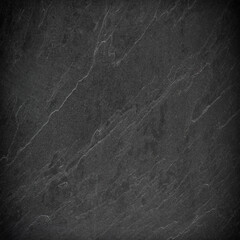 Dark grey black slate background or texture.