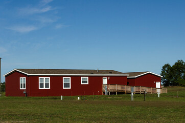 Back of House with Handicap Ramp and Garage