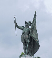 statue of Balboa