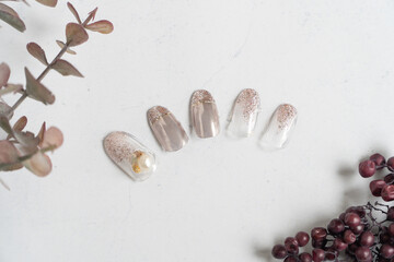 ネイルチップ/ジェルネイル/nail tip sample