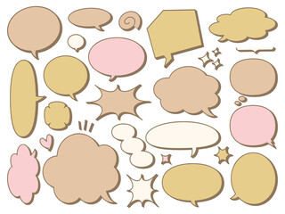 吹き出しセット