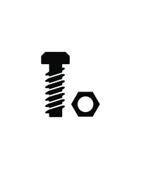 nut and bolt icon,vector best flat icon.