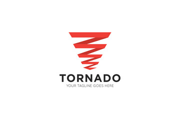 modern tornado logo, icon, symbol vector illustration design template