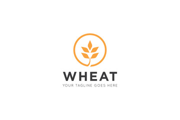 wheat logo, icon, symbol vector illustration design template