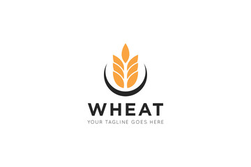 wheat logo, icon, symbol vector illustration design template