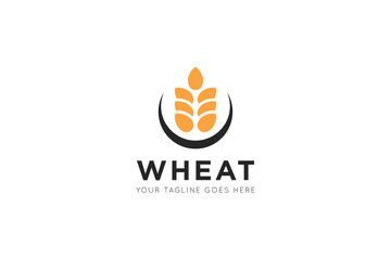 wheat logo, icon, symbol vector illustration design template