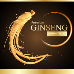 Ginseng Premium Vector 