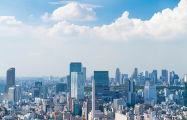 Fototapeta na wymiar 東京風景　2020年8月　渋谷 新宿