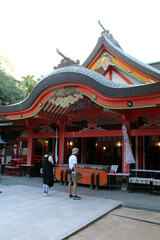 Obraz premium Main temple of Aoshima Shrine in the island. Located in Miyazaki