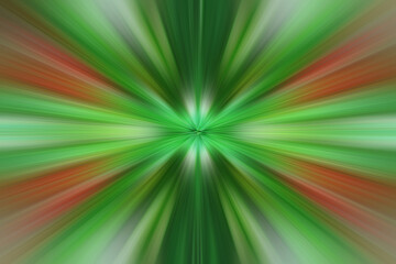 Abstract background of a stream of rays  green and red light.  Abstraction