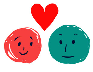 Fototapeta premium 夫婦幸せ