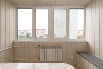 view from the balcony of the apartment building