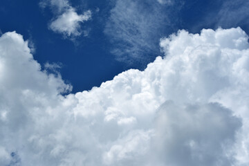 青空と真夏の雲