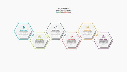 Business data visualization. timeline infographic icons designed for abstract background template milestone element modern diagram process technology digital marketing data presentation chart Vector
