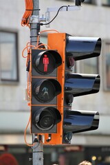 red traffic light