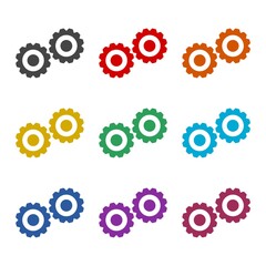 Gear Icon, color set