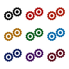 Gear Icon, color set