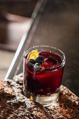 creative cocktail in the bar
