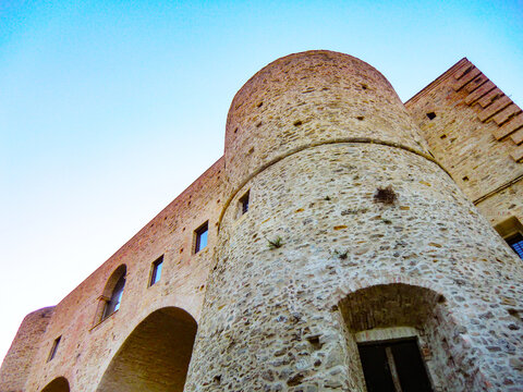 Castle in Bernalda, Matera district, Basilicata, Italy.