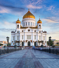 Fototapeta na wymiar Moscow - Cathedral of Christ the Savior, Russia