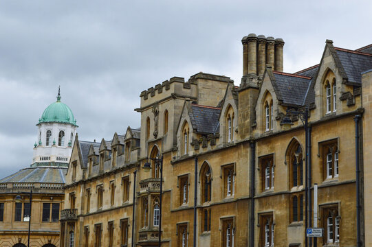 Townscape of Oxford in UK