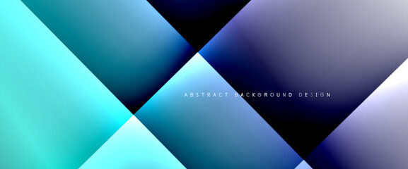 Fototapeta premium Fluid gradients with dynamic diagonal lines abstract background. Bright colors with dynamic light and shadow effects. Vector wallpaper or poster