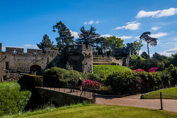 Fototapeta na wymiar Warwick Castle Warwickshire English Midlands England UK