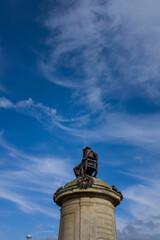 Fototapeta premium Statues of Shakesperean characters Stratford upon Avon Warwickshire England UK