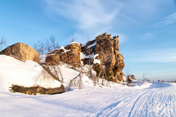 winter mountain landscape