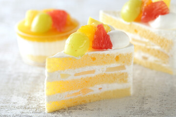 フルーツのショートケーキのイメージ