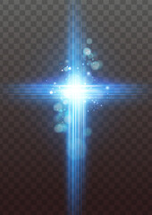 abstract background with glowing cross