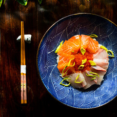 Homemade Chiraishi Rice Bowl