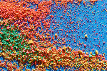 Obraz premium Multicolored background studio shot