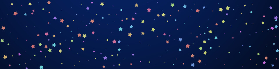 Obraz na płótnie Canvas Festive indelible confetti. Celebration stars. Col