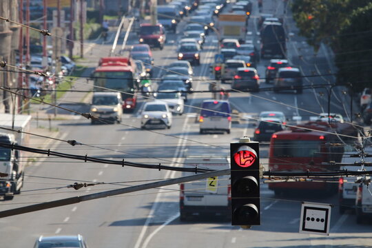 Traffic light in Bratislava