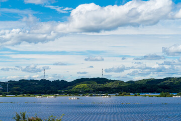 岡山県瀬戸内市牛窓のメガソーラー