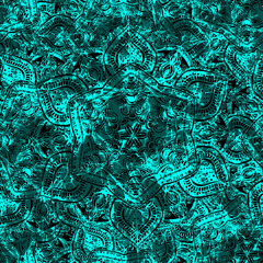 Obraz premium mandala seamless pattern