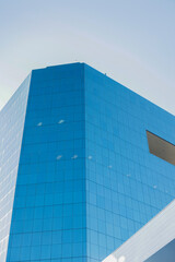 A modern glass skyscraper. Modern office building