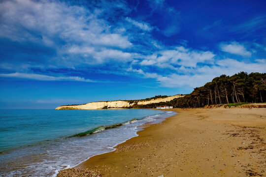 Panorama on the beach of Eraclea Minoa Sicily Italy