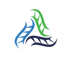 Chiropractic Concept Logo Design Template 2