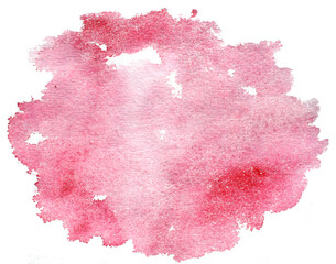 Watercolor red background. Watercolor texture abstract. 