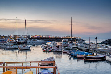 Fototapeta premium Seiano al tramonto