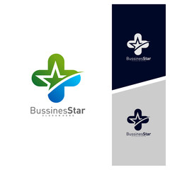 Star Medical Logo Template Design Vector, Concept, Creative Symbol, Icon
